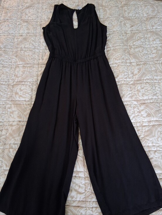 Old Navy Pants - Old Navy Black Sleeveless Wide-Leg Jumpsuit